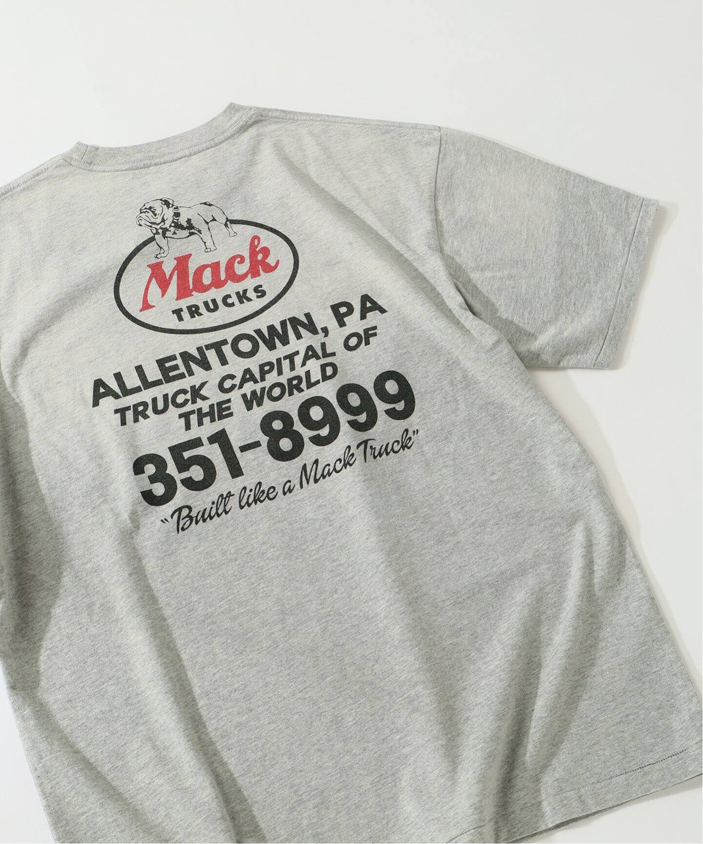 追加》MACK TRUCKS / マック・トラックス 別注 フェード プリント T