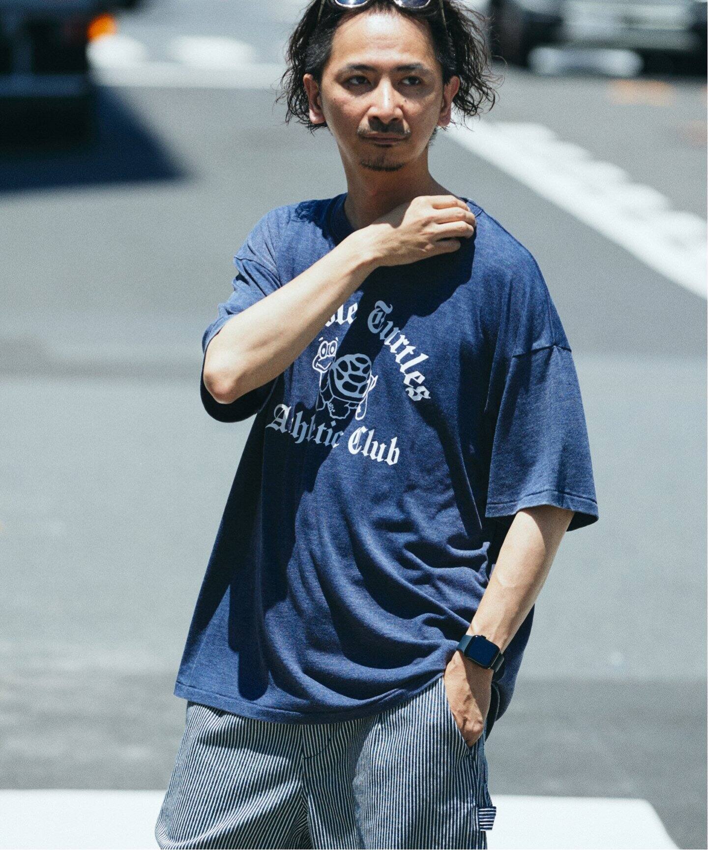 【別注】RUSSELLプリントTシャツ RUSSELL ATHLETIC / ラッセル 別注 TRI-BLEND プリント Tシャツ