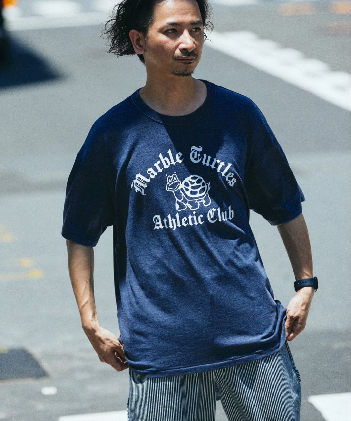 【別注】RUSSELLプリントTシャツ RUSSELL ATHLETIC / ラッセル 別注 TRI-BLEND プリント Tシャツ
