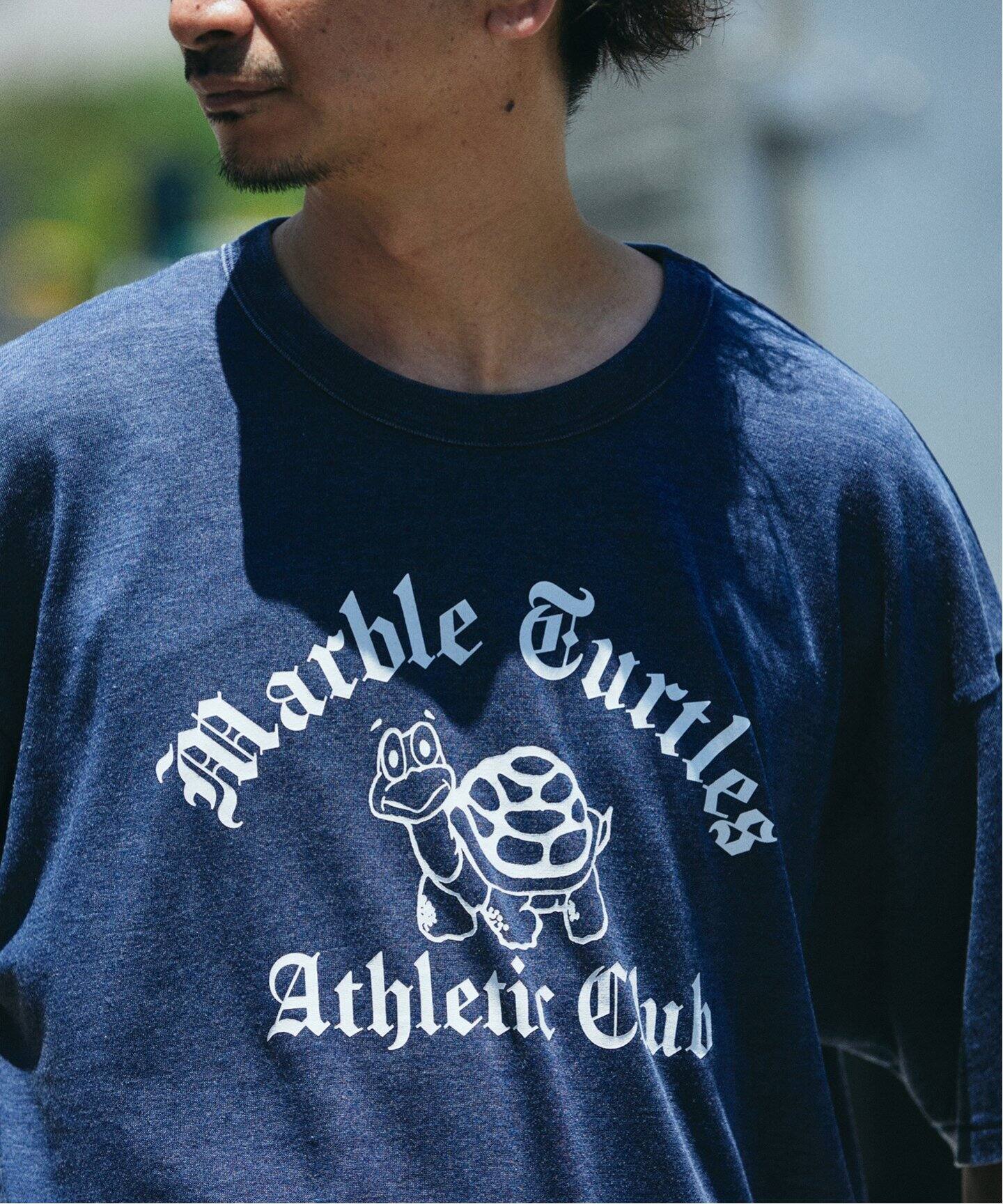 RUSSELL ATHLETIC / ラッセル 別注 TRI-BLEND プリント Tシャツ（T