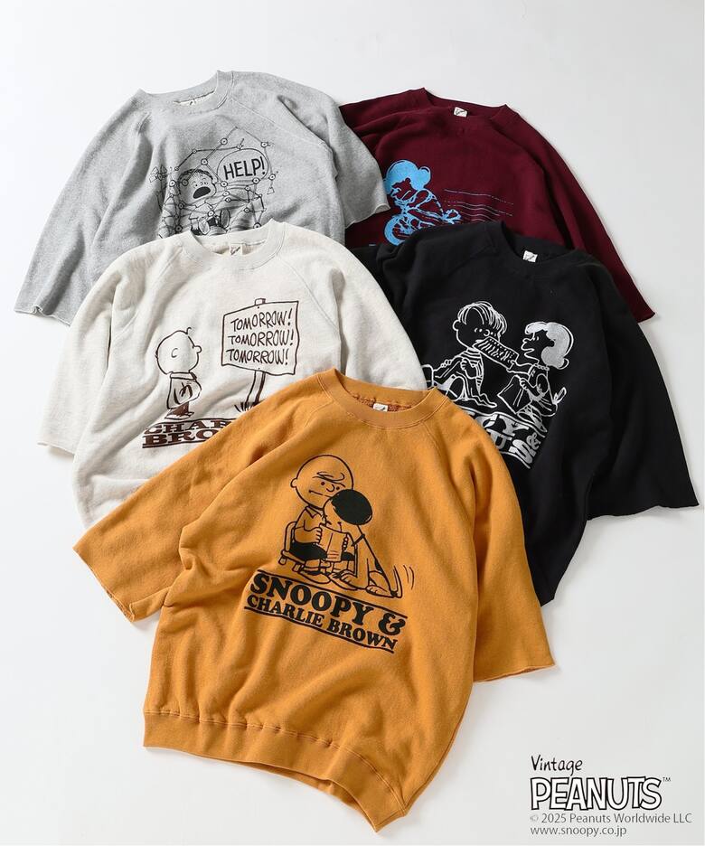 PEANUTS × SPORTS WEAR by relume 別注 ハーフスリーブスウェット 2（T 