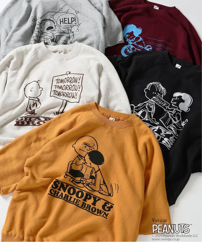 PEANUTS × SPORTS WEAR by relume 別注 ハーフスリーブスウェット 2（T 