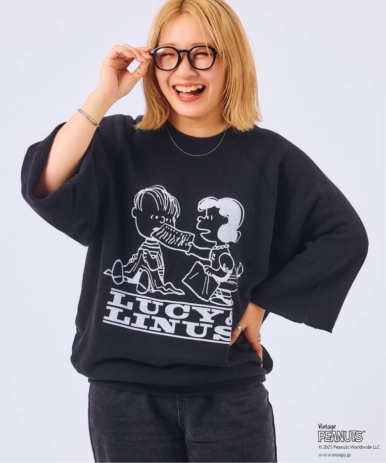 PEANUTS × SPORTS WEAR by relume 別注 ハーフスリーブスウェット 2（T 