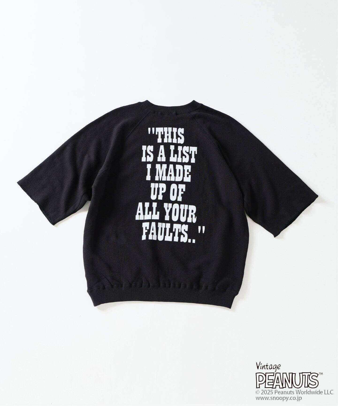 PEANUTS × SPORTS WEAR by relume 別注 ハーフスリーブスウェット 2（T 