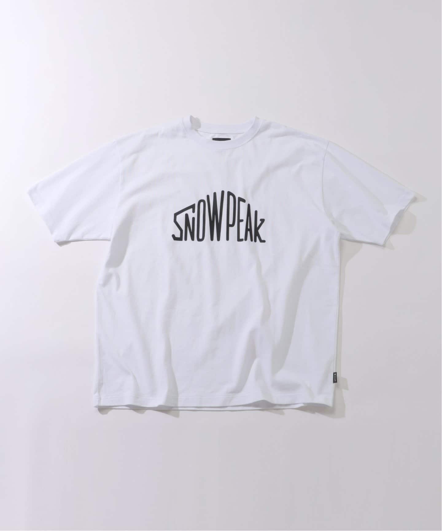 SNOWPEAK / スノーピーク 別注 ”トラペゾイド” ロゴTシャツ（T