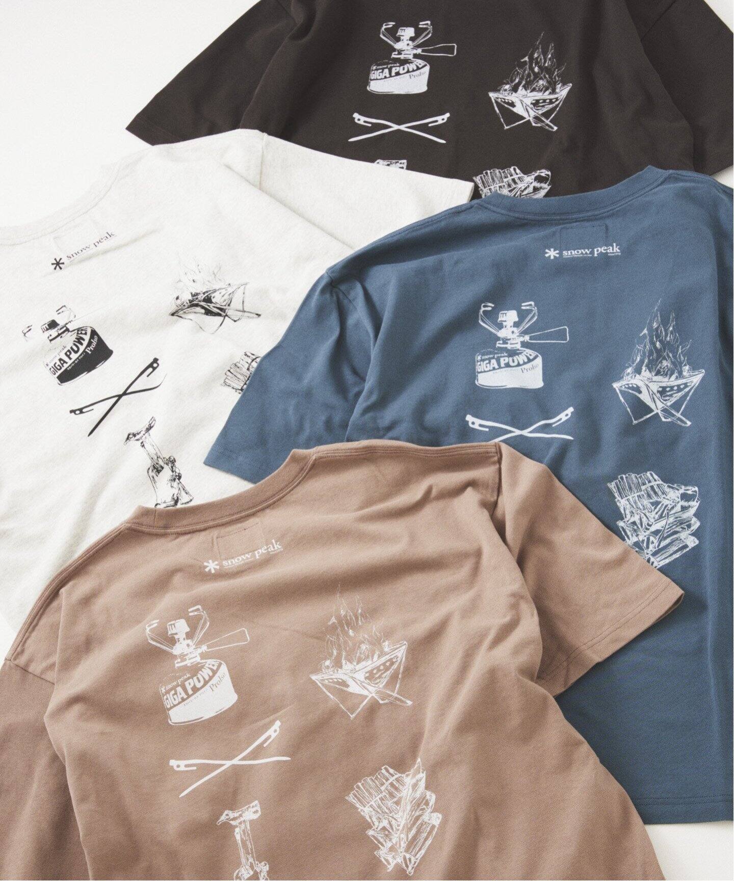 SNOW PEAK / スノーピーク 別注 ”GEAR” プリントTシャツ（Tシャツ
