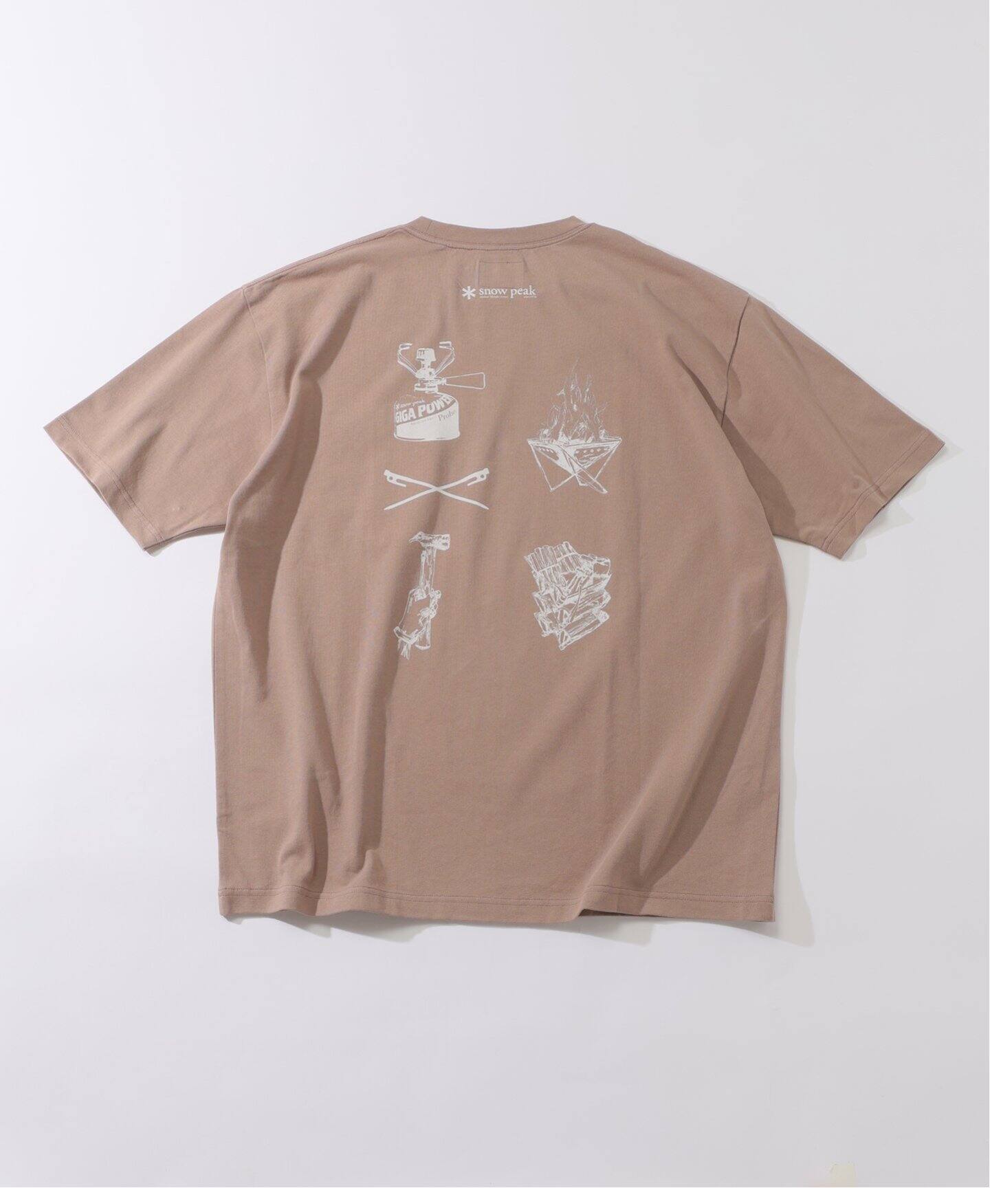 SNOW PEAK / スノーピーク 別注 ”GEAR” プリントTシャツ（Tシャツ