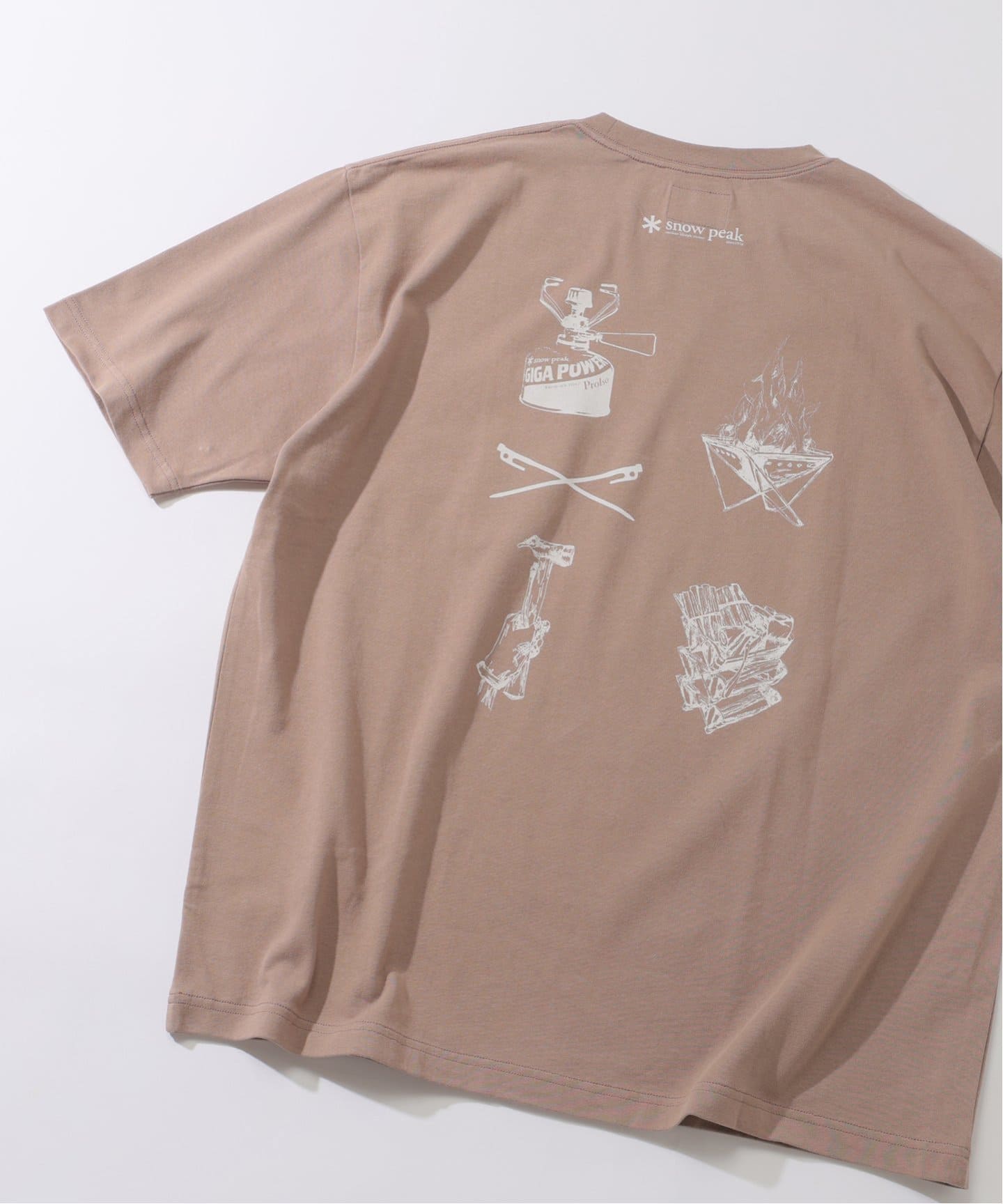 SNOW PEAK / スノーピーク 別注 ”GEAR” プリントTシャツ（Tシャツ