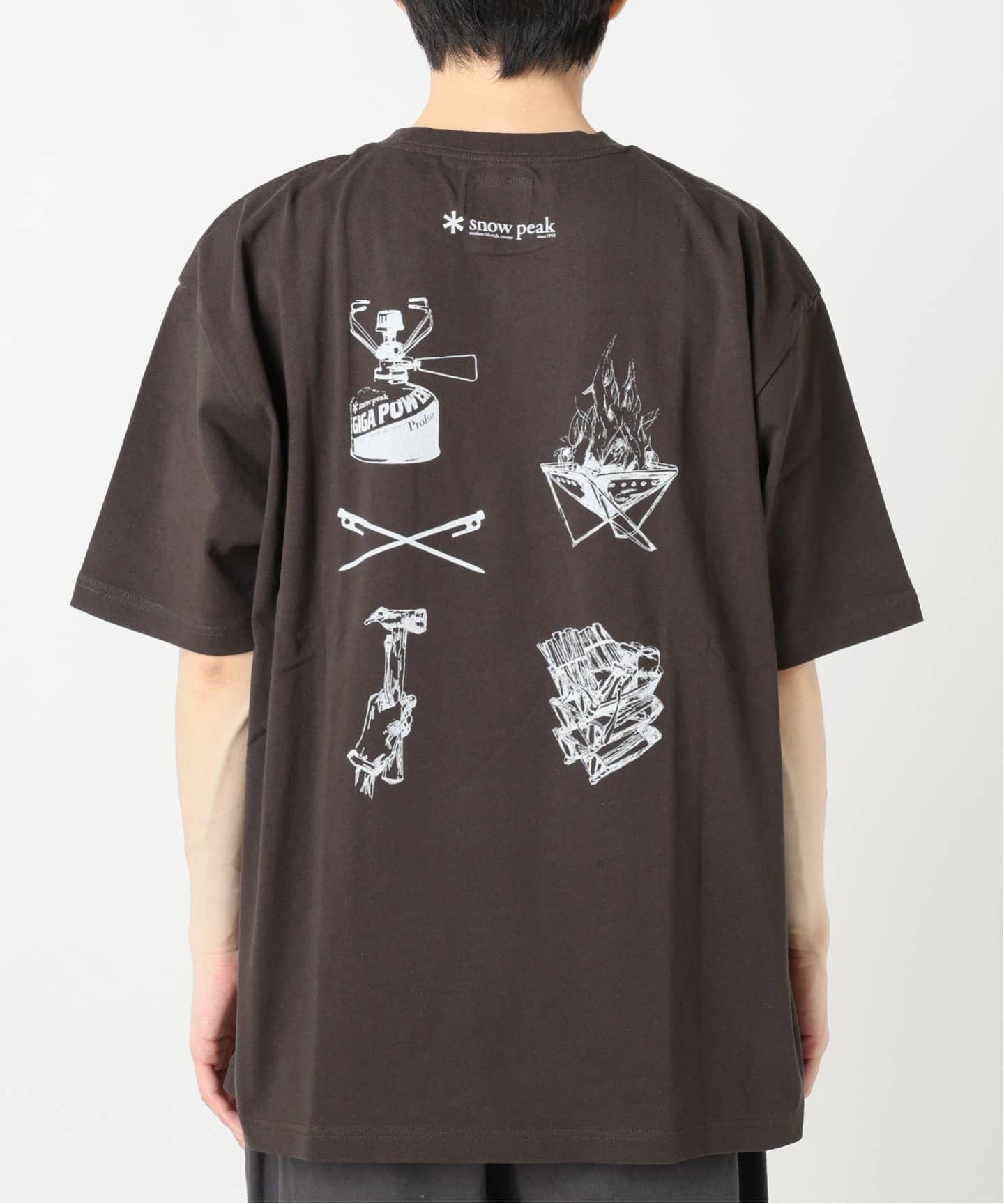 SNOW PEAK / スノーピーク 別注 ”GEAR” プリントTシャツ（T