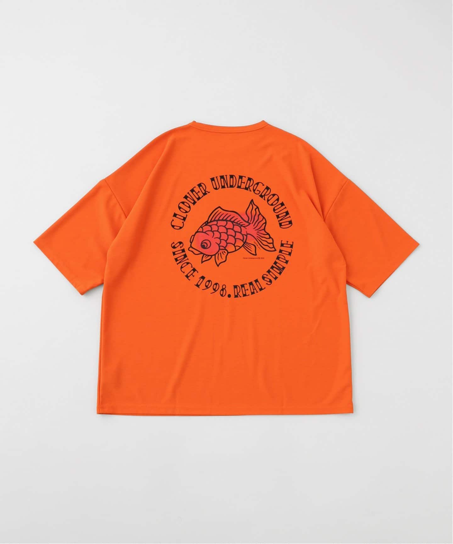 Cloveru / クローバル Japan Made Recycle GOLD FISH WIDE Tee（T