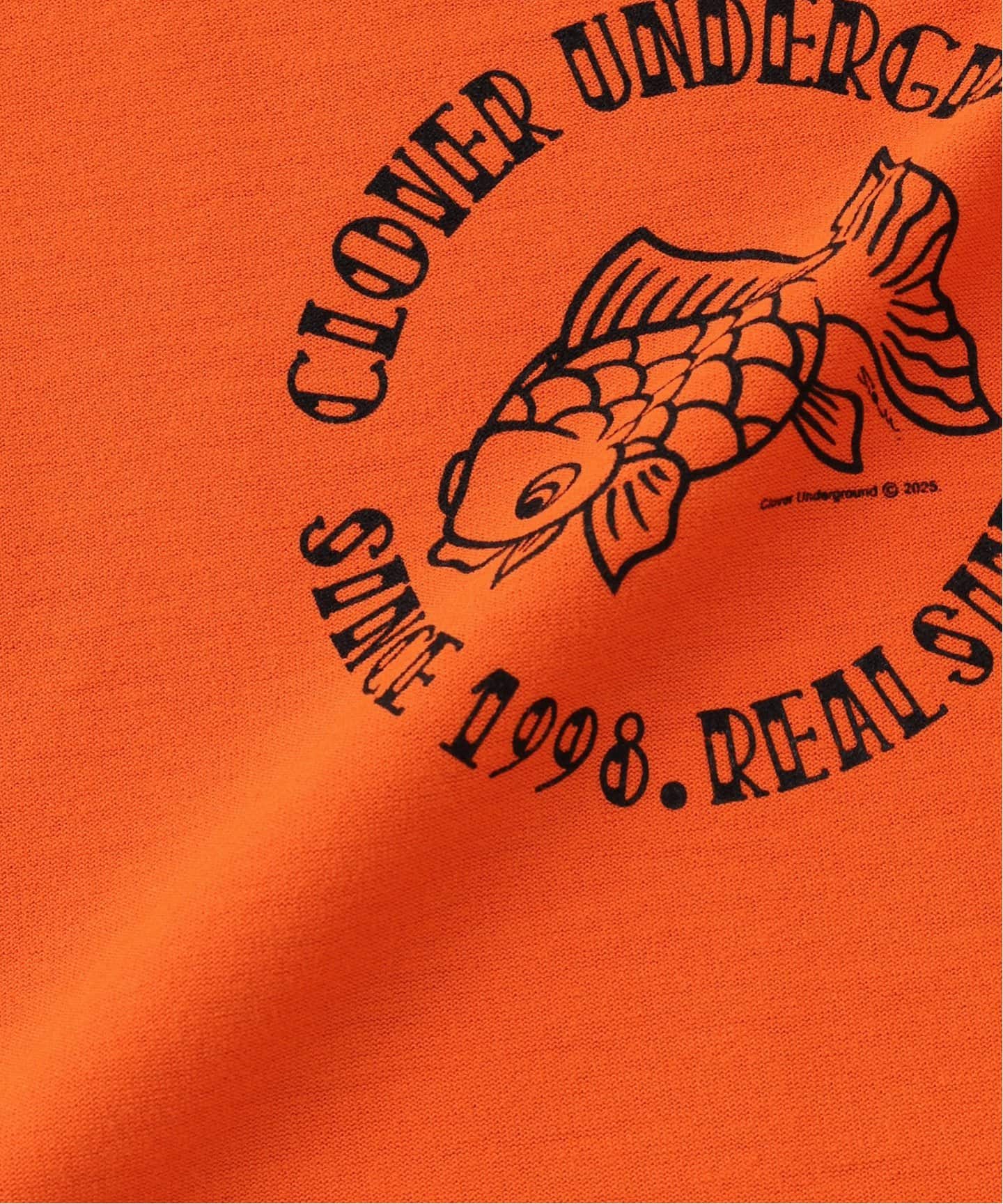 Cloveru / クローバル Japan Made Recycle GOLD FISH WIDE Tee（T