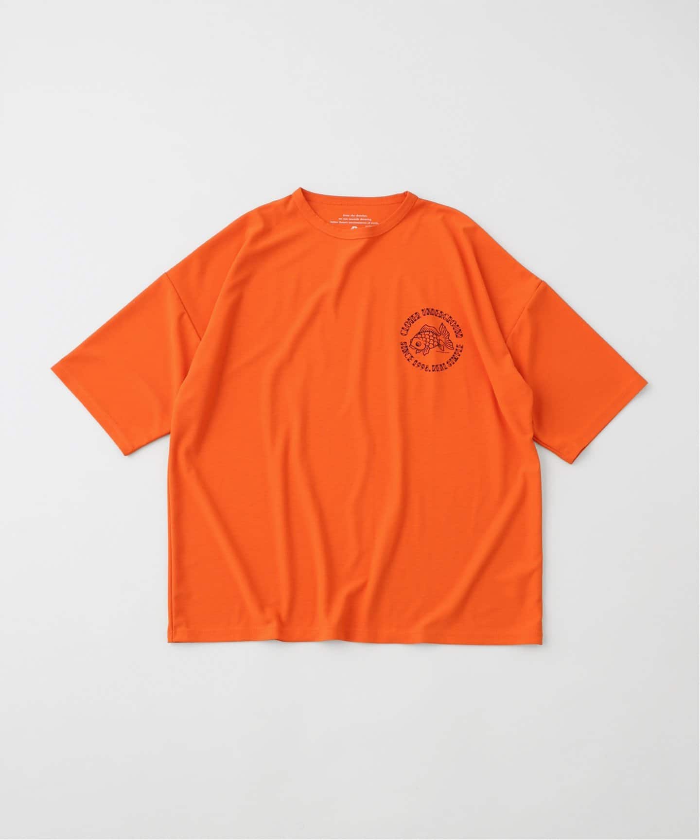 Cloveru / クローバル Japan Made Recycle GOLD FISH WIDE Tee（T