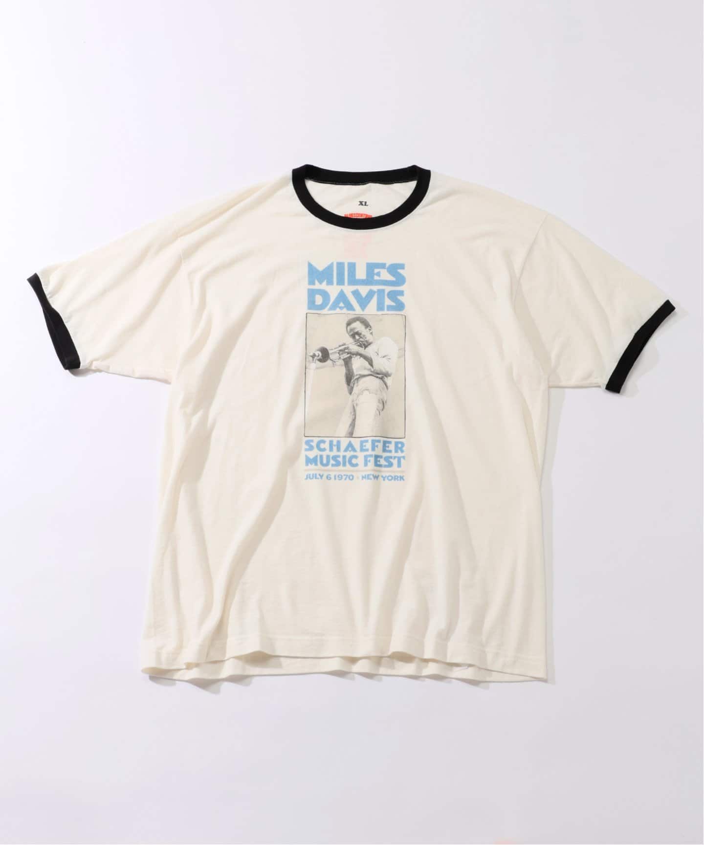 BLUESCENTRIC 別注 リンガーT ”MILES DAVIS NEW YORK CITY”（Tシャツ