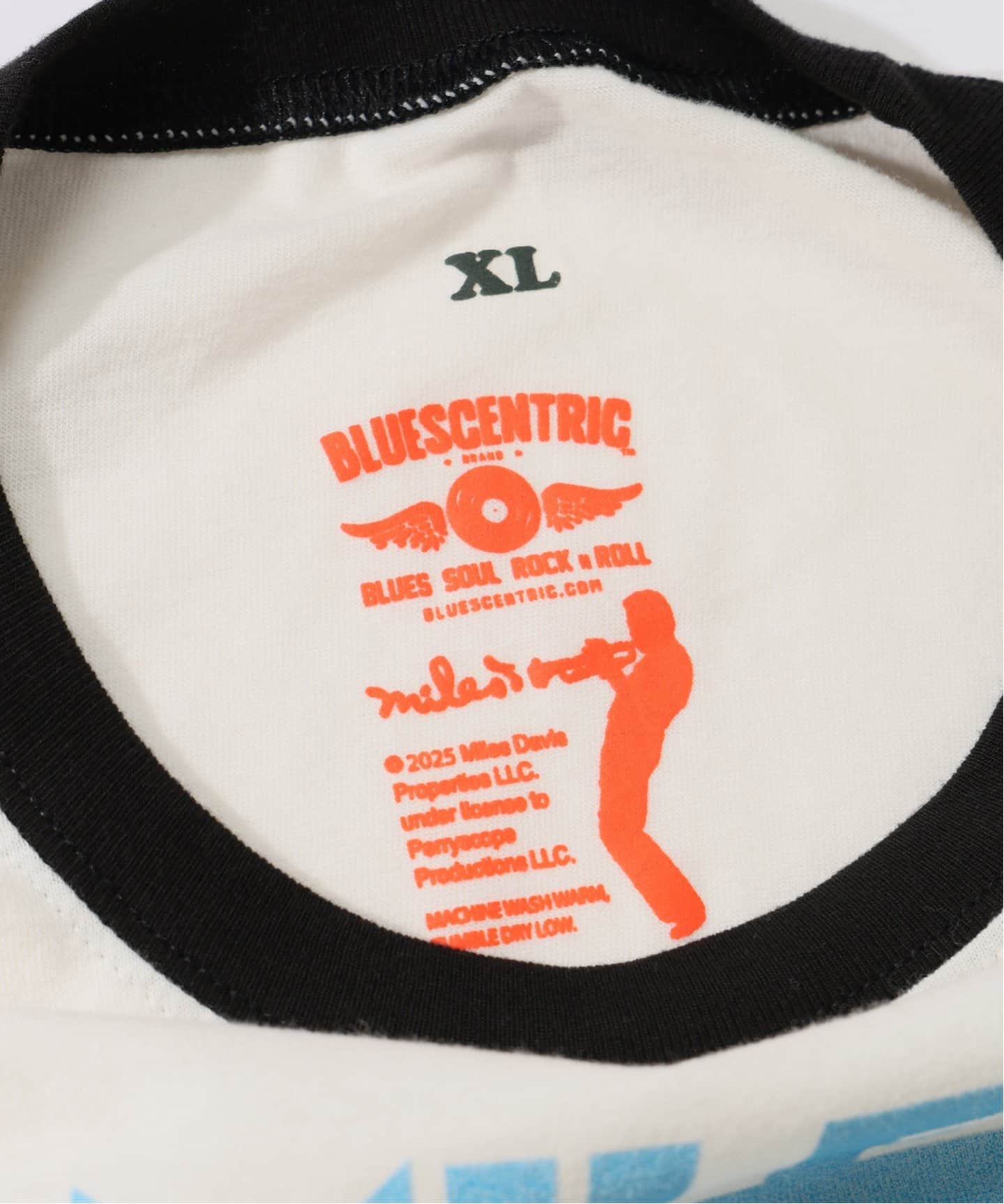 BLUESCENTRIC 別注 リンガーT ”MILES DAVIS NEW YORK CITY”（Tシャツ