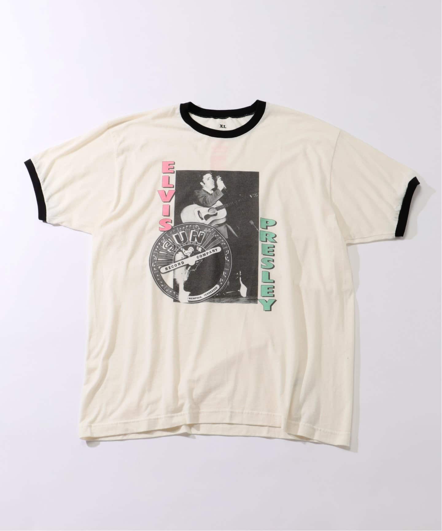 BLUESCENTRIC 別注 リンガーT ”PINK & LIME ELVIS PRESLEY HIPS