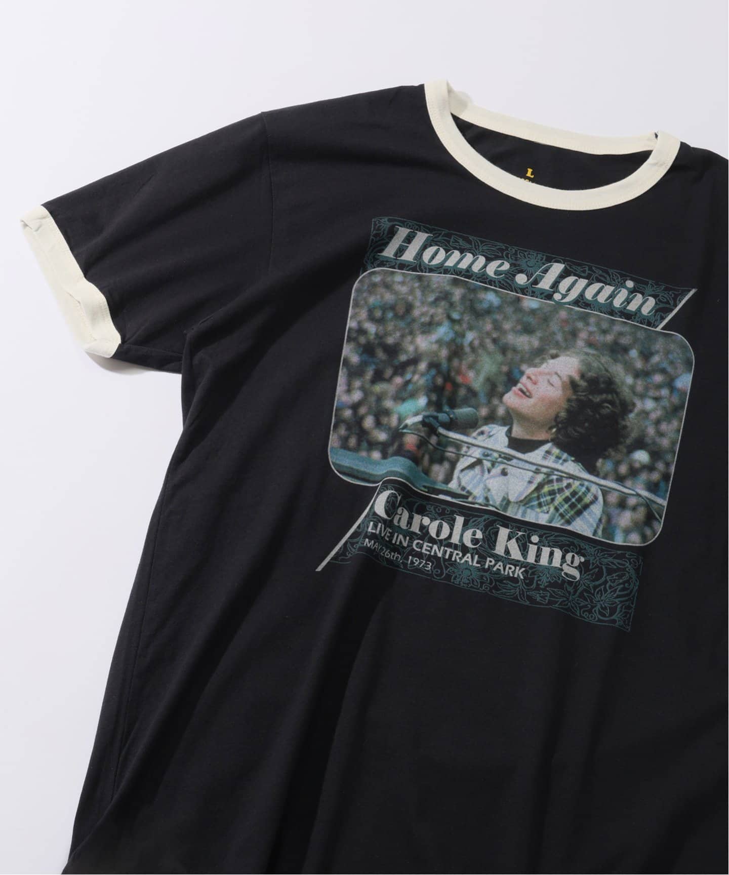ジャーナルスタンダード レリューム（JOURNAL STANDARD relume）/BLUESCENTRIC 別注 リンガーT  ”CAROLE KING  AGAIN” BLUESCENTRIC 別注 リンガーT ”CAROLE KING HOME AGAIN”（Tシャツ