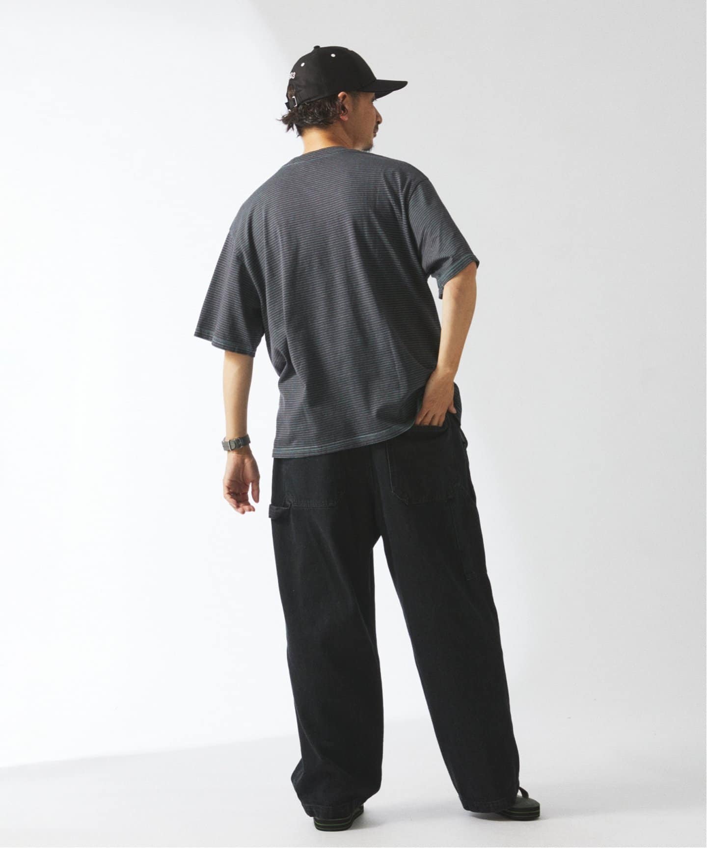 米富繊維 / Yonetomi 別注 ガーメントダイ BORDER Tシャツ（T