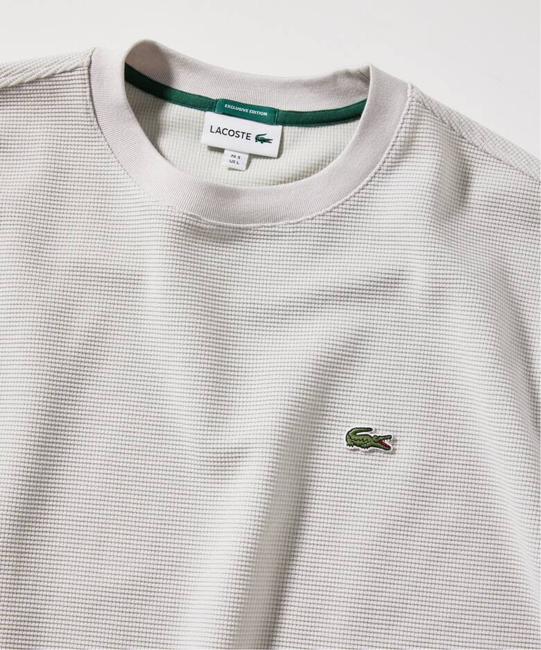 LACOSTE / ラコステ 別注 ワッフルTシャツ（Tシャツ／カットソー 