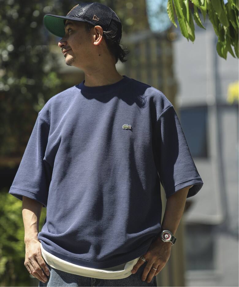 LACOSTE / ラコステ 別注 ワッフルTシャツ（Tシャツ／カットソー 