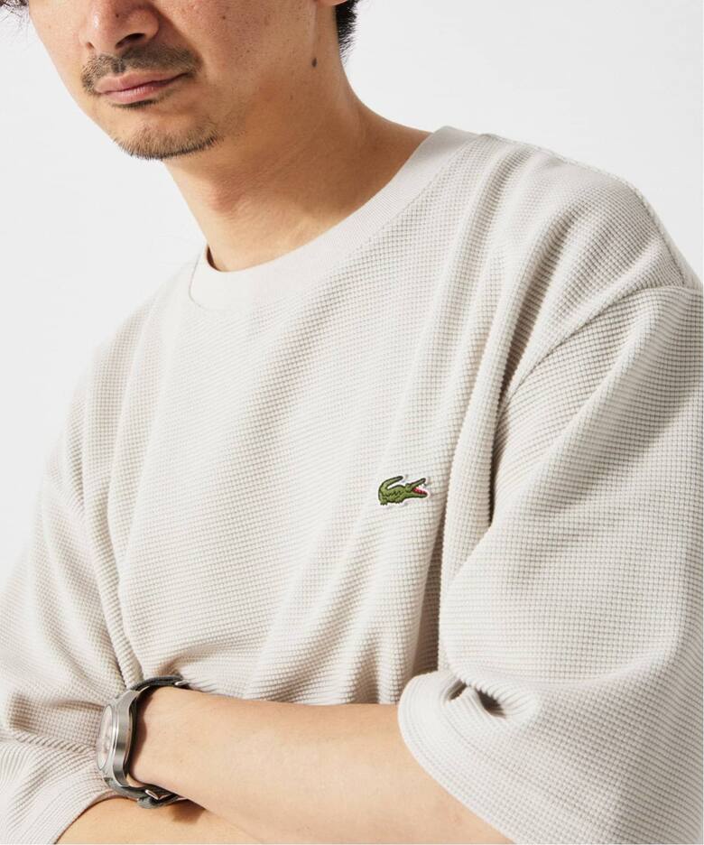 LACOSTE / ラコステ 別注 ワッフルTシャツ（Tシャツ／カットソー 