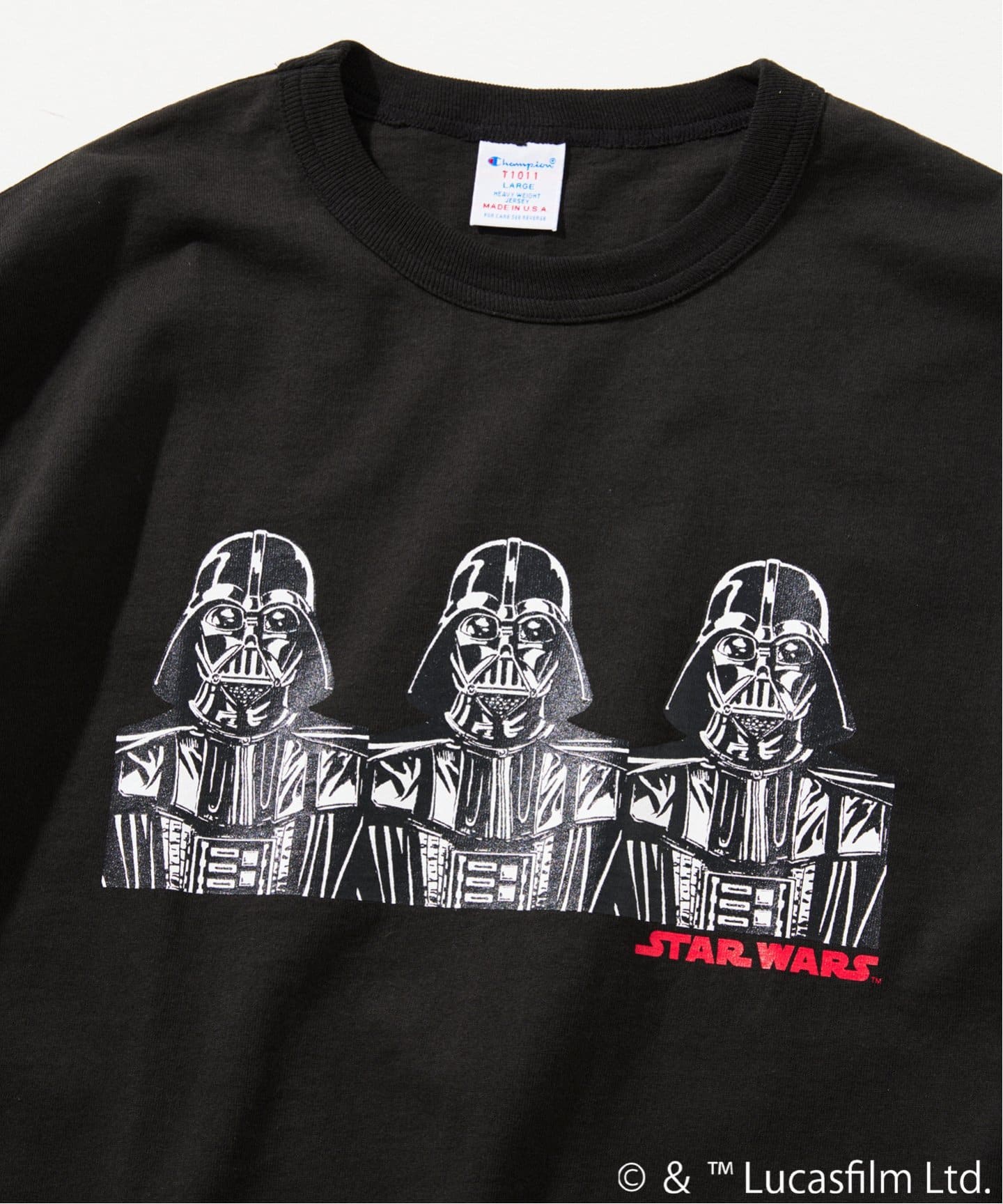 スター・ウォーズ】× CHAMPION 別注 T1011 プリントTシャツ（T