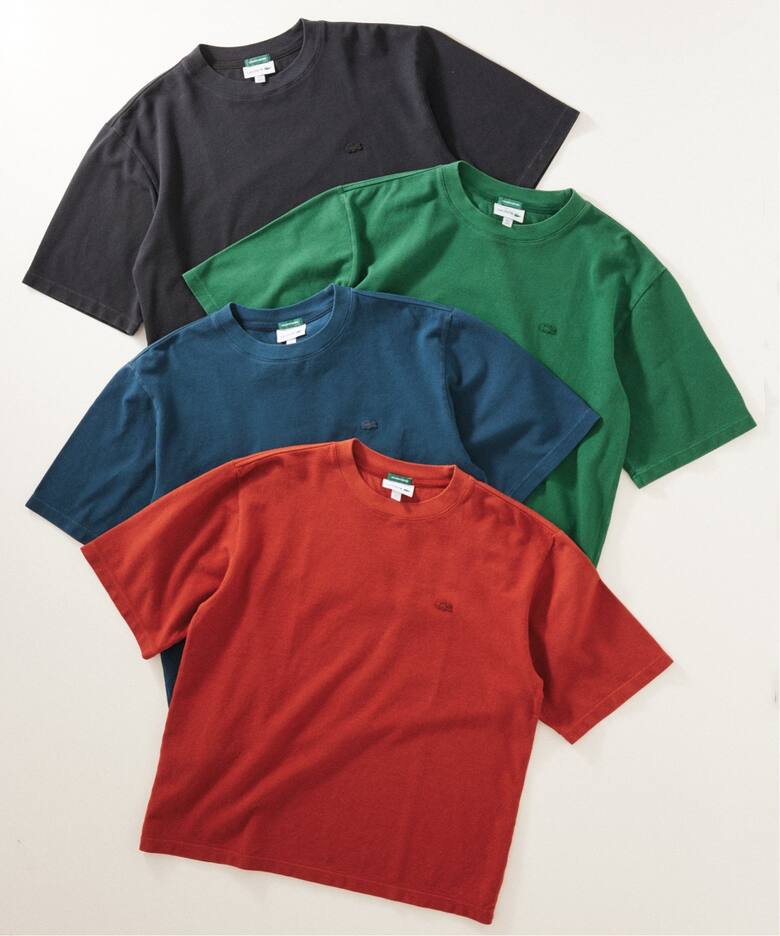 LACOSTE / ラコステ 別注 ピグメントダイ カノコTシャツ（Tシャツ 
