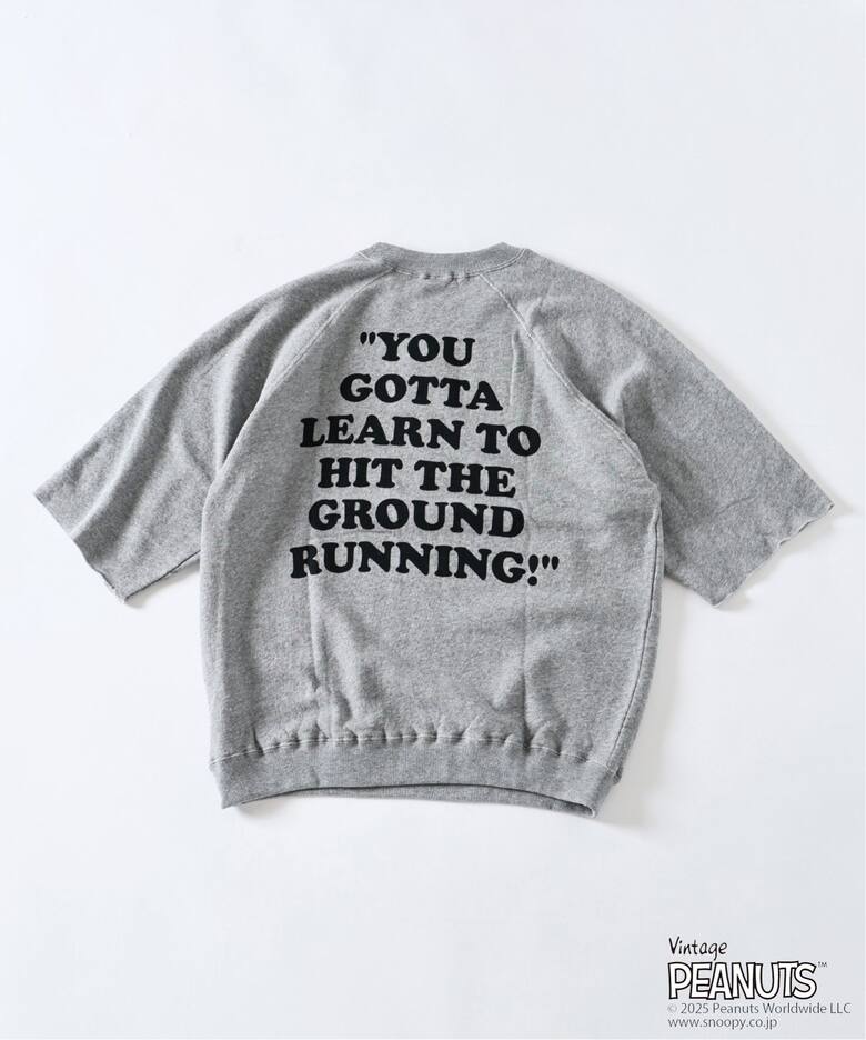 PEANUTS × SPORTS WEAR by relume 別注 ハーフスリーブスウェット（T 