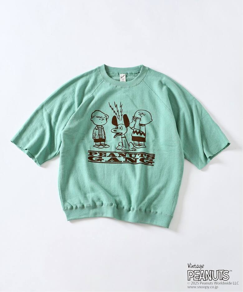 PEANUTS × SPORTS WEAR by relume 別注 ハーフスリーブスウェット（T 