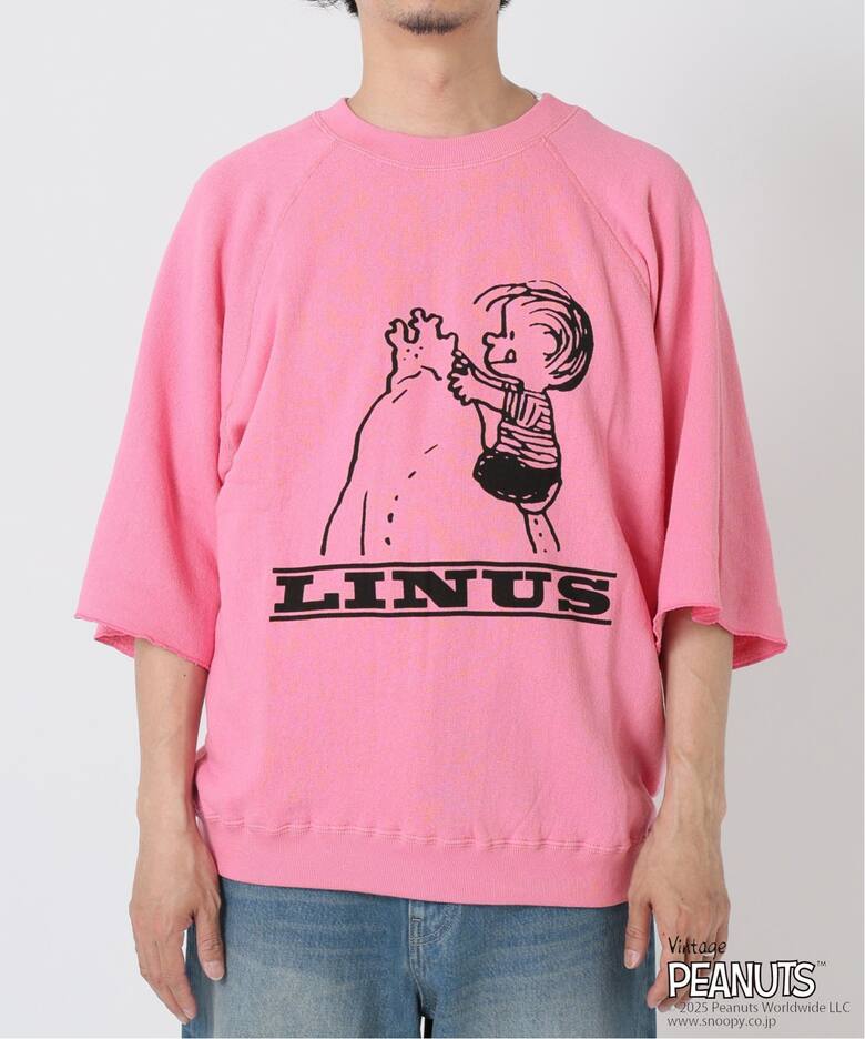 PEANUTS × SPORTS WEAR by relume 別注 ハーフスリーブスウェット（T 