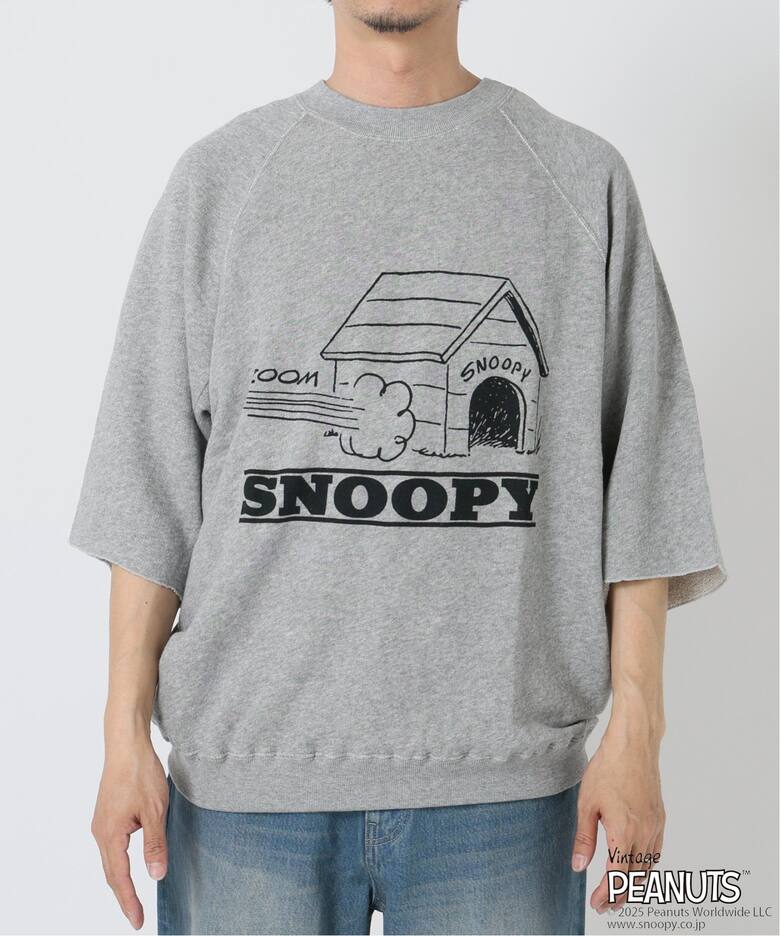 PEANUTS × SPORTS WEAR by relume 別注 ハーフスリーブスウェット（T 