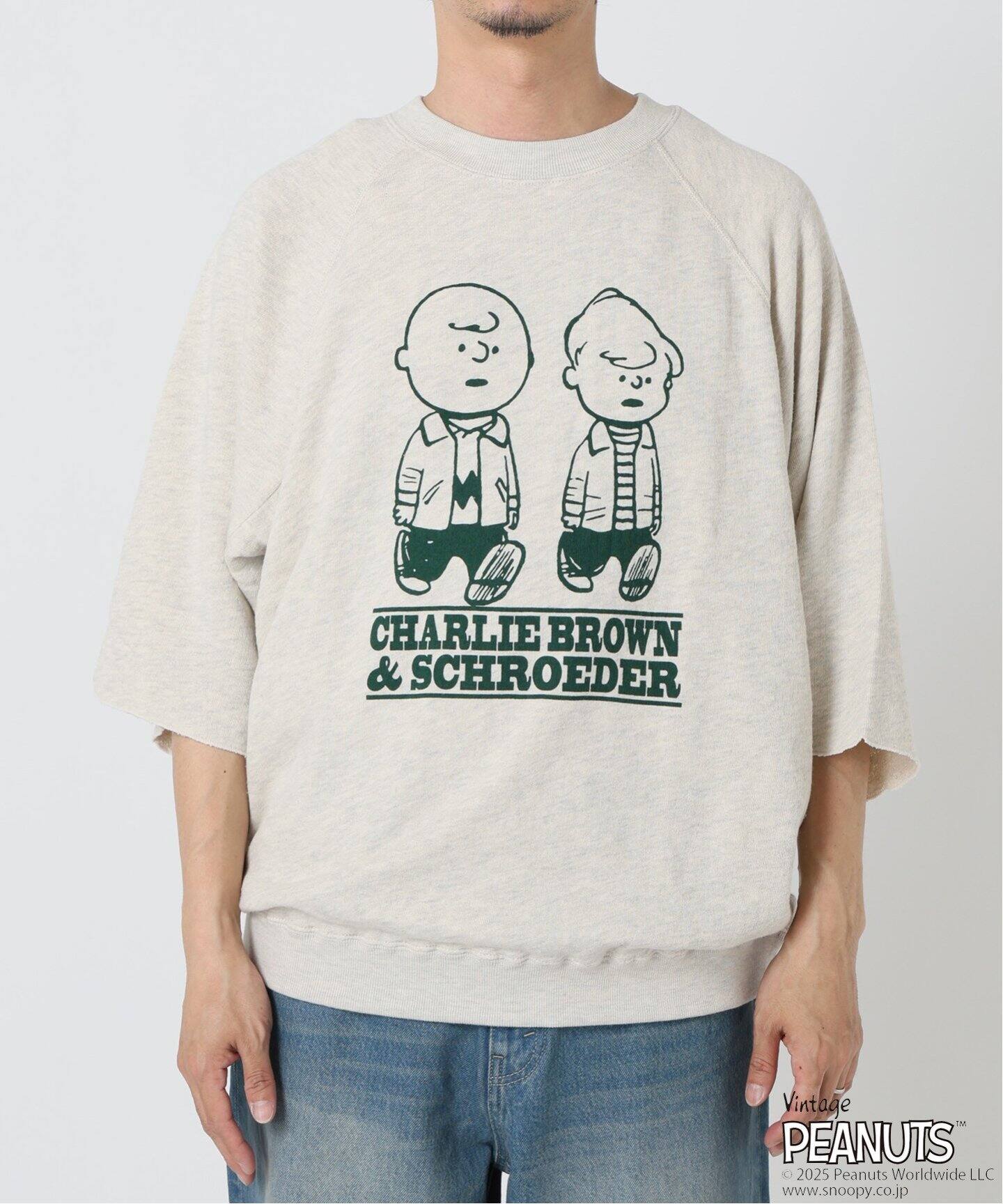 PEANUTS × SPORTS WEAR by relume 別注 ハーフスリーブスウェット（T 