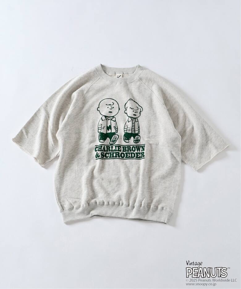 PEANUTS × SPORTS WEAR by relume 別注 ハーフスリーブスウェット（T 