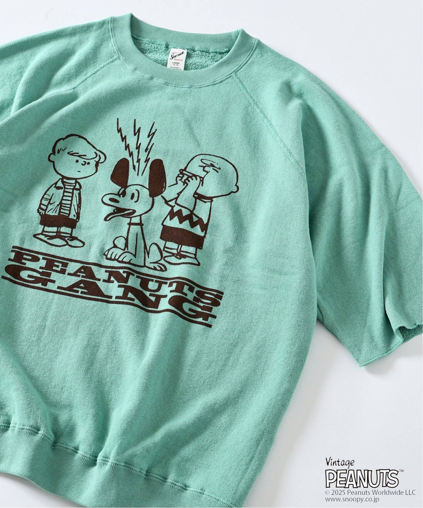 PEANUTS × SPORTS WEAR by relume 別注 ハーフスリーブスウェット（T 