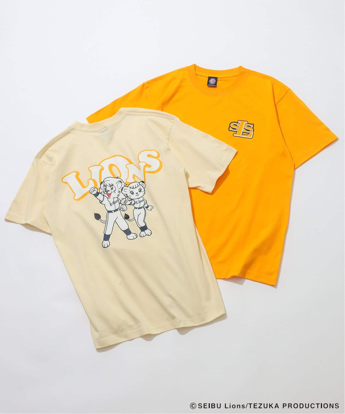 埼玉西武ライオンズ×relume ”SLS” プリント ロゴT（Tシャツ