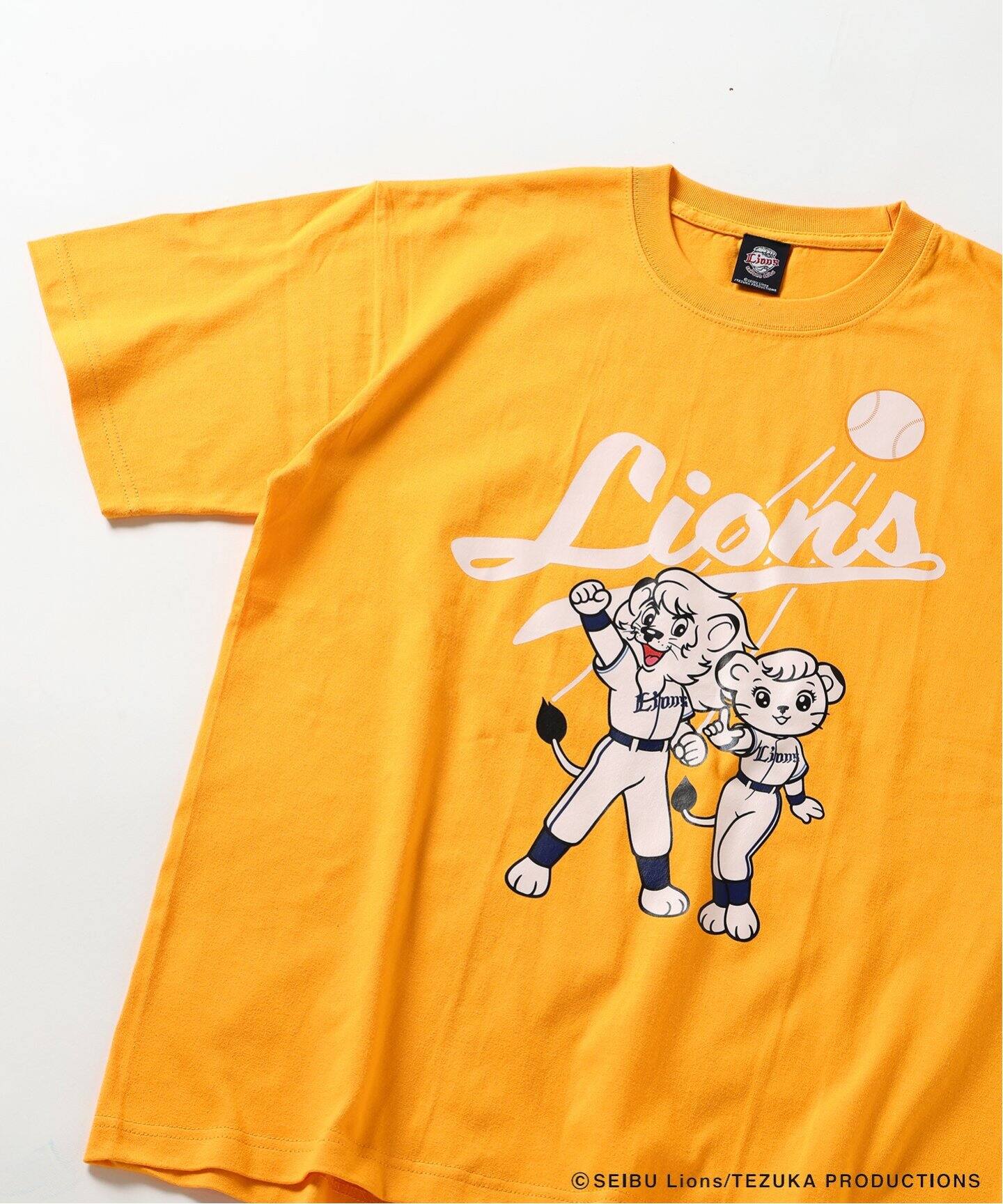 西武ライオンズ　ラグ　レオ　ライナ　relume 埼玉西武ライオンズ×relume レオ＆ライナ プリントTee