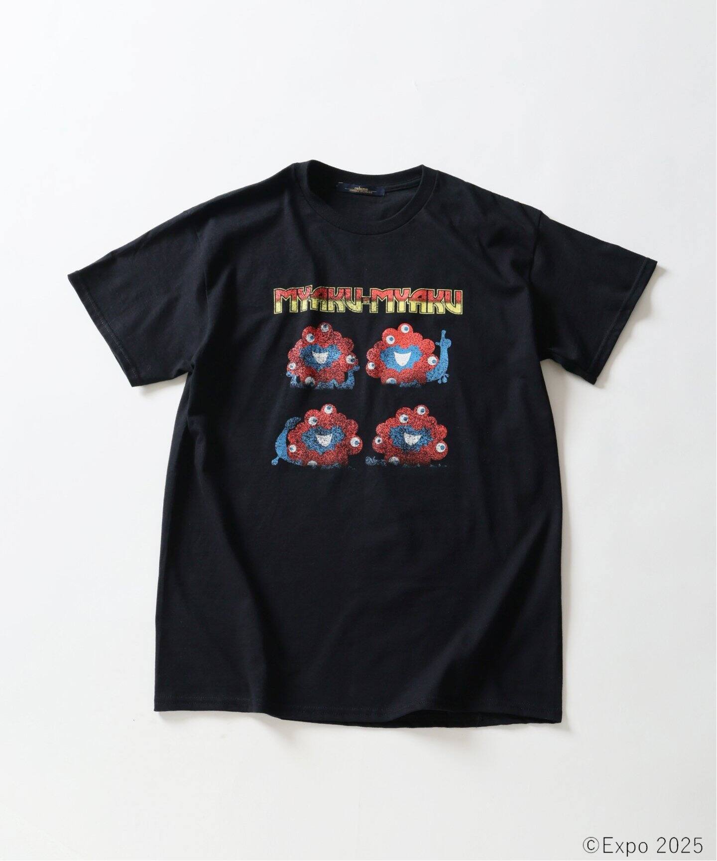 ミャクミャク × relume ハードロック プリントT（Tシャツ