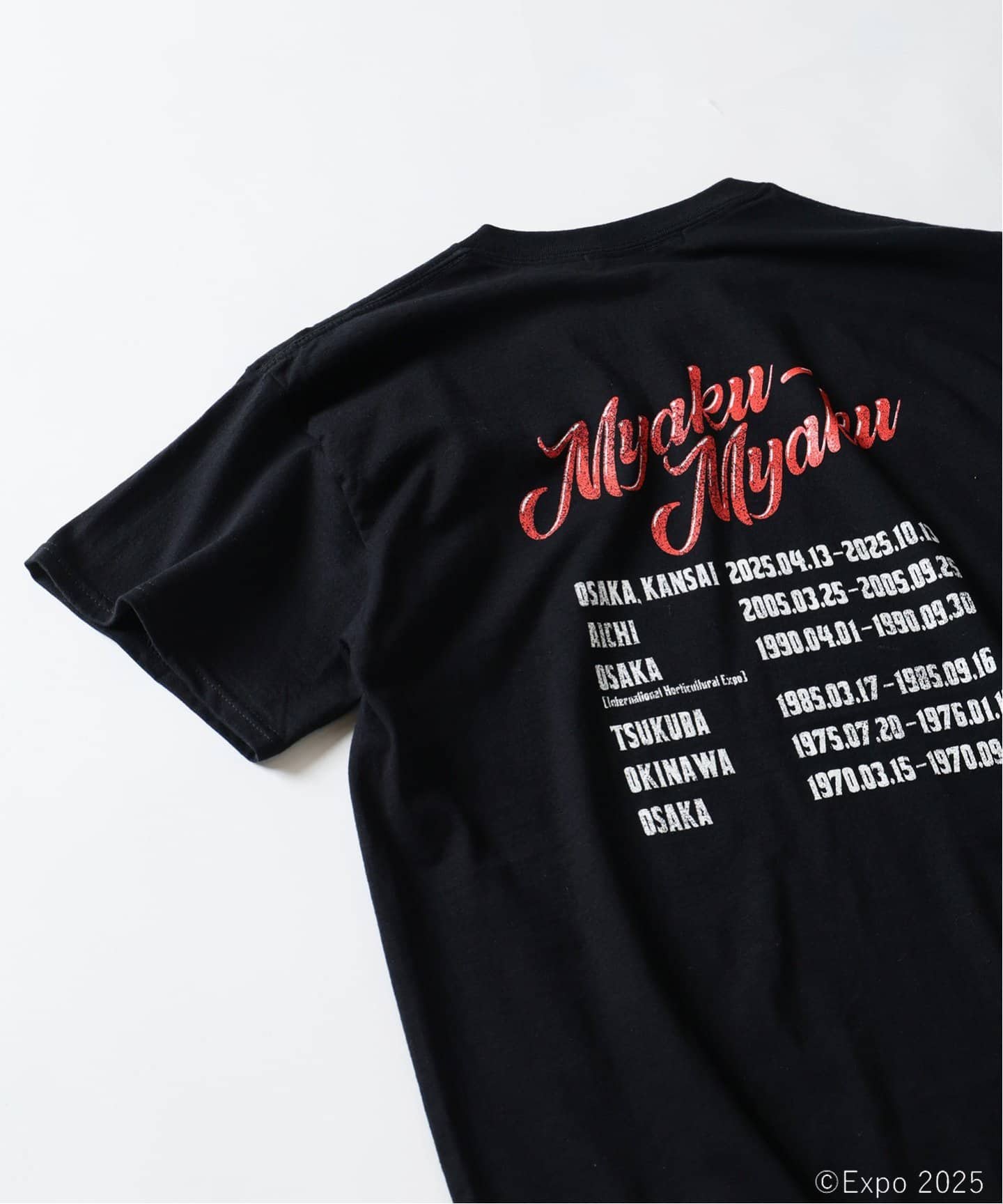 ジャーナルスタンダード レリューム MYAKU MYAKU ロックTシャツ JOURNAL STANDARD relume｜ミャクミャク 別注 ロックツアーT