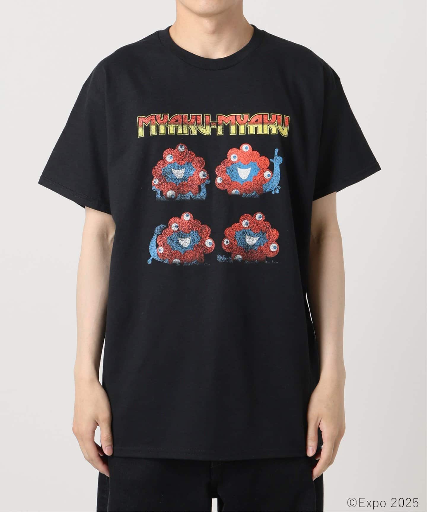 ミャクミャク × relume ハードロック プリントT（Tシャツ／カットソー