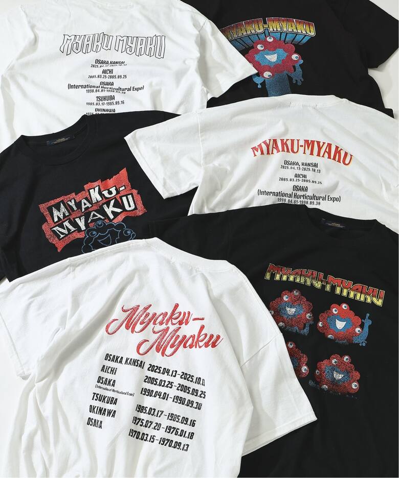 ミャクミャク 別注 ロックツアーTシャツ（Tシャツ／カットソー 