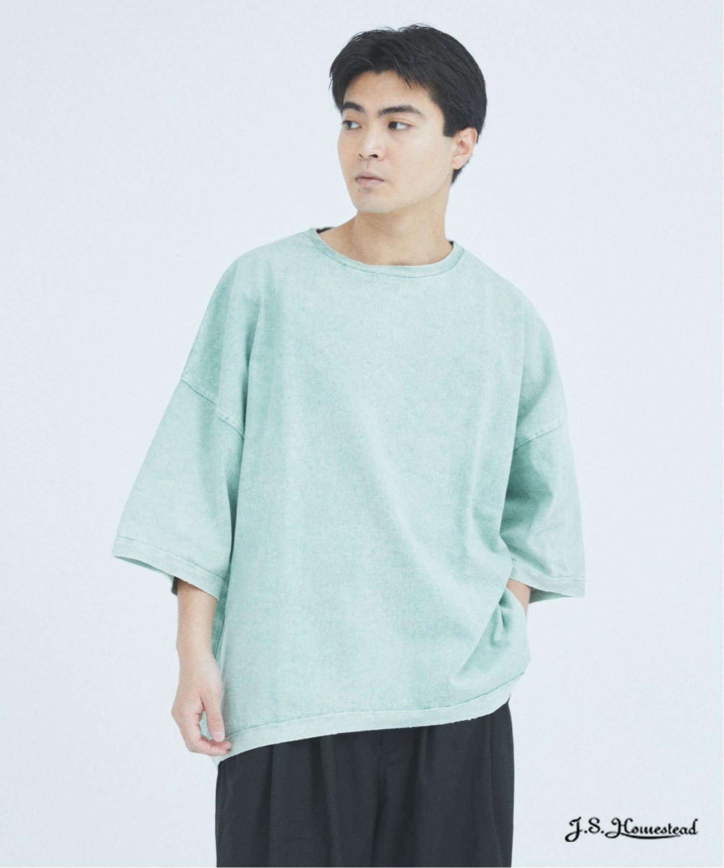 J.S.Homestead / オーバーラージ ポンチョ ショートスリーブTシャツ