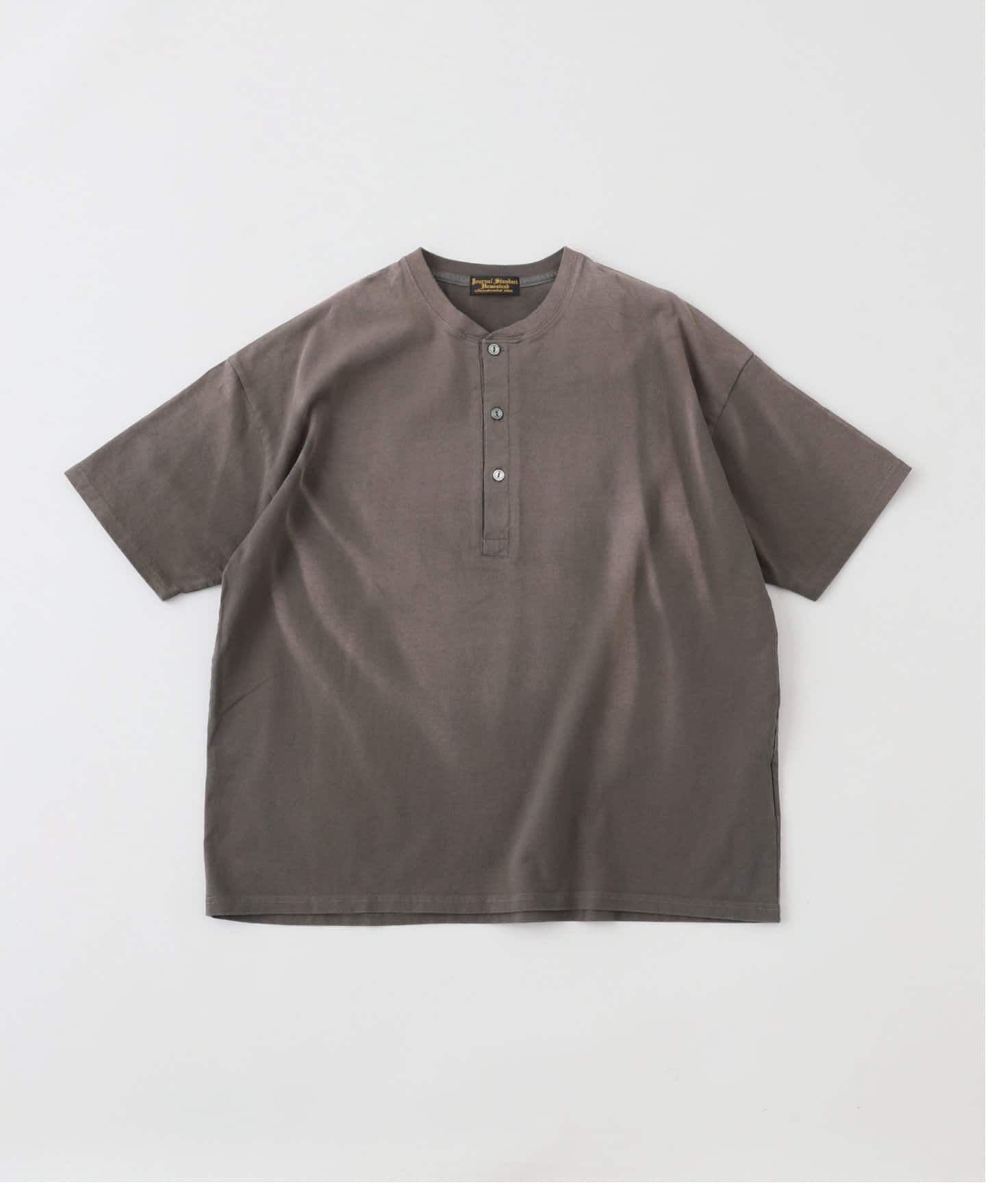 J.S.Homestead / フェード ヘンリー ネック Tシャツ