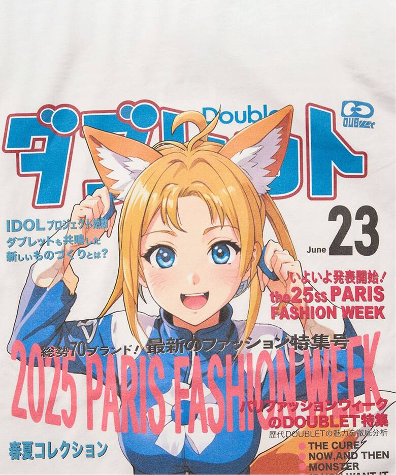 doublet / ダブレット】ANIME PRINT T-SHIRT（Tシャツ／カットソー 