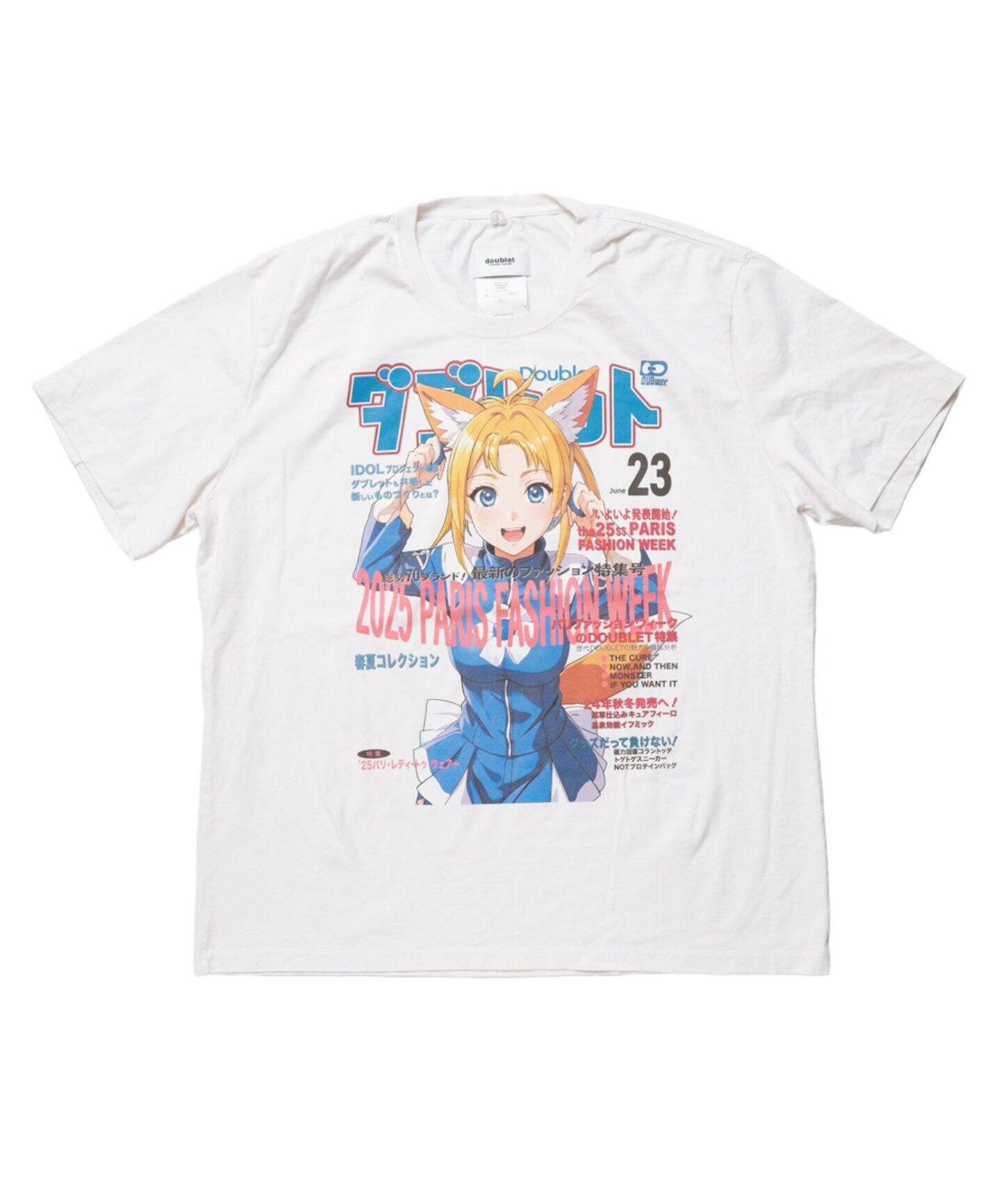 doublet / ダブレット】ANIME PRINT T-SHIRT（Tシャツ／カットソー 