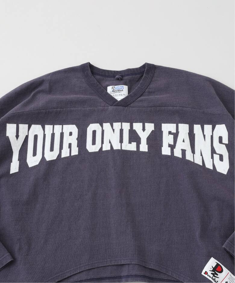 doublet / ダブレット】ONLY FANS T-SHIRT（Tシャツ／カットソー 