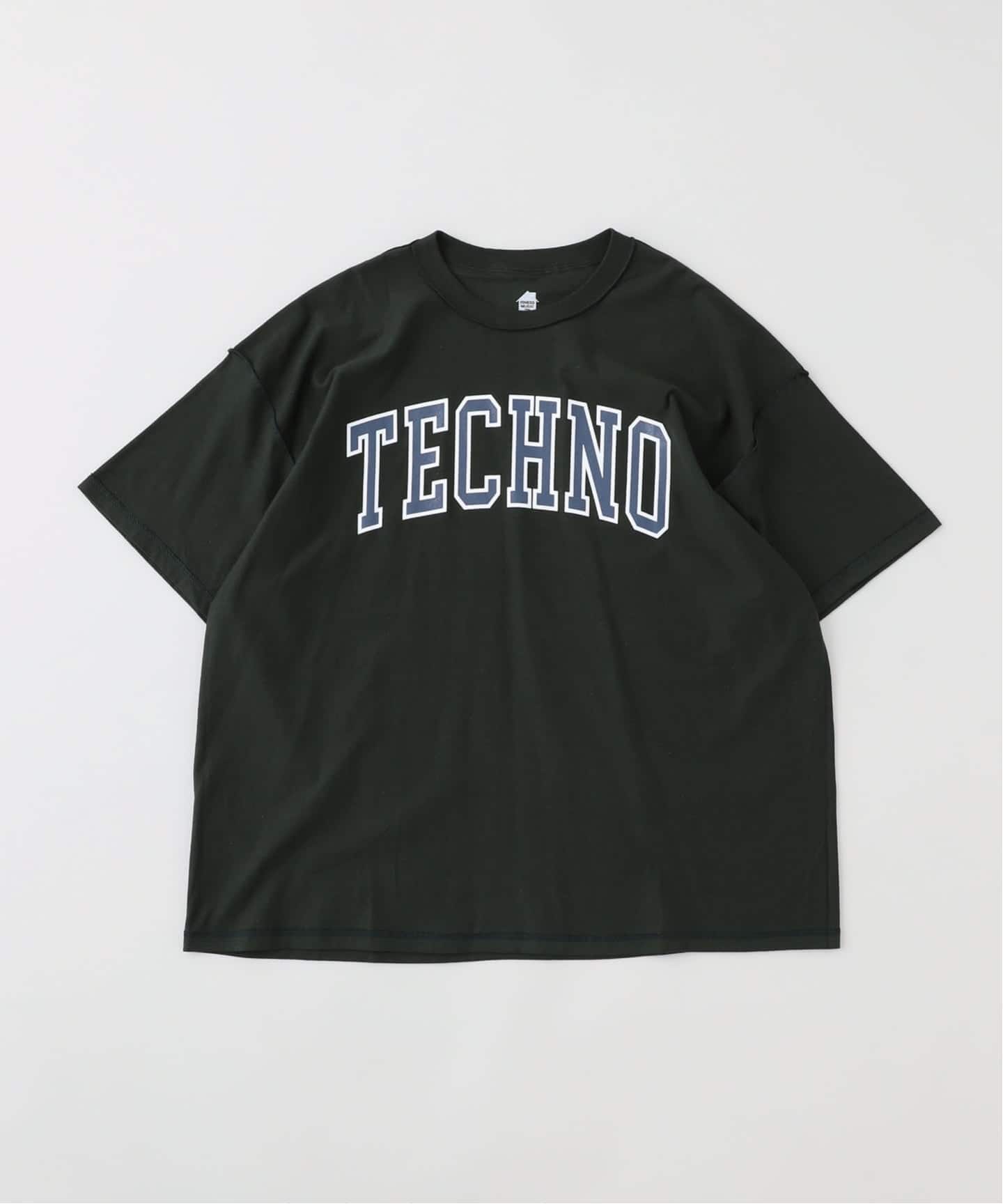ISNESS MUSIC Techno Tシャツ 黒 ISNESS MUSIC / イズネス ミュージック TECHNO T-SHIRT（Tシャツ
