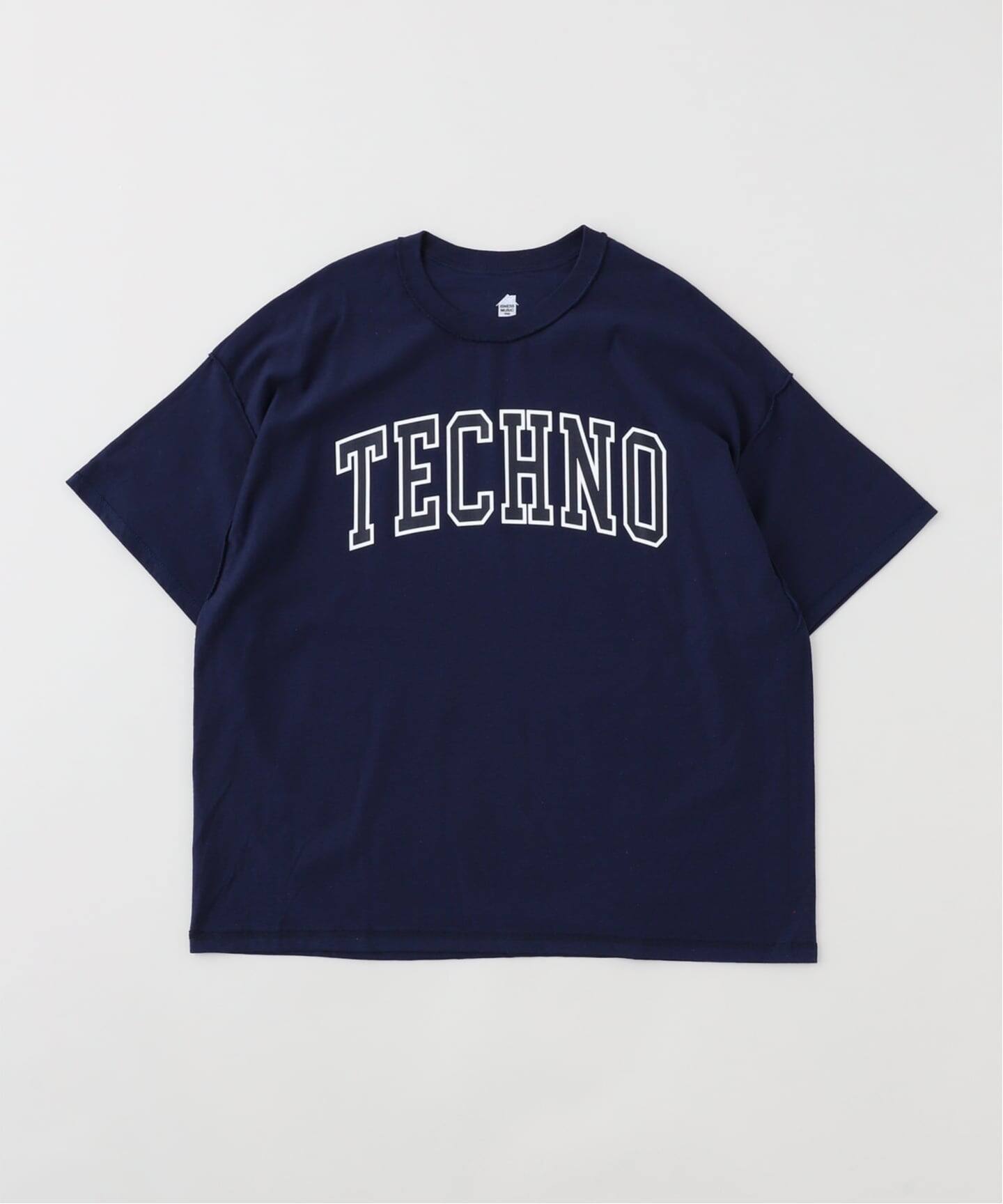 ISNESS MUSIC Techno Tシャツ 黒 is-ness (イズネス) ISNESS MUSIC TECHNO T-SHIRT / テクノTシャツ