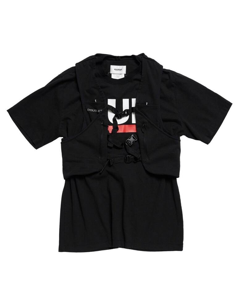 doublet / ダブレット】TRAIL VEST T-SHIRT 25SS36C S373（Tシャツ 