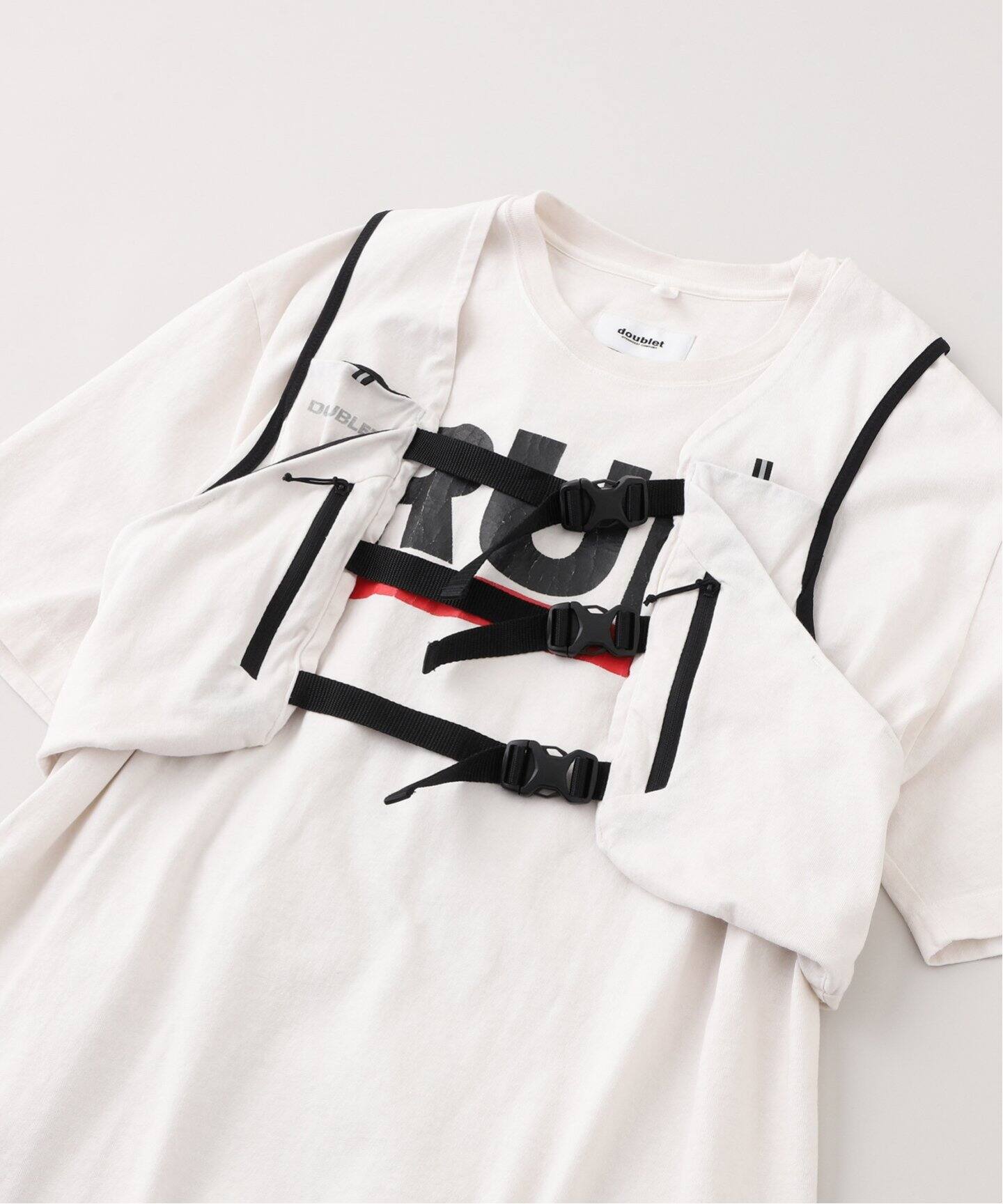 doublet / ダブレット】TRAIL VEST T-SHIRT 25SS36C S373（T