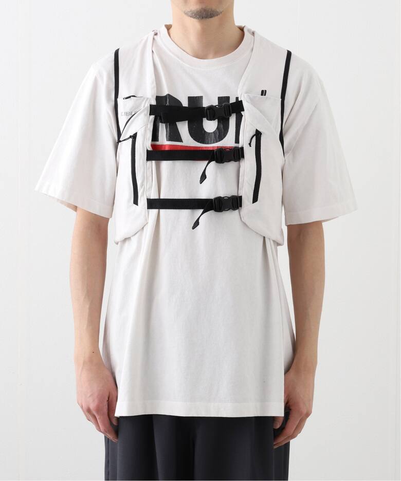 doublet / ダブレット】TRAIL VEST T-SHIRT 25SS36C S373（Tシャツ 