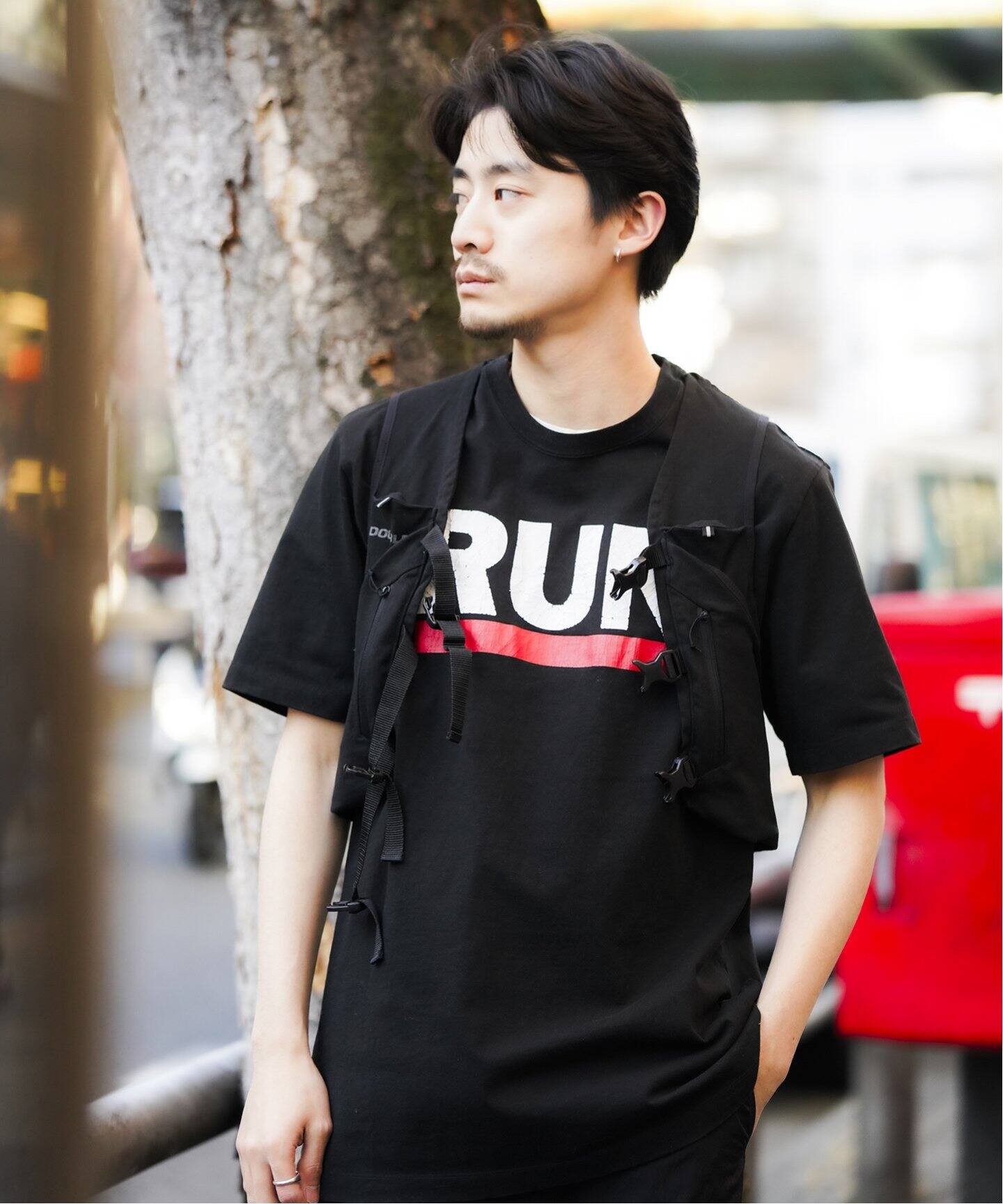 doublet / ダブレット】TRAIL VEST T-SHIRT 25SS36C S373（Tシャツ  